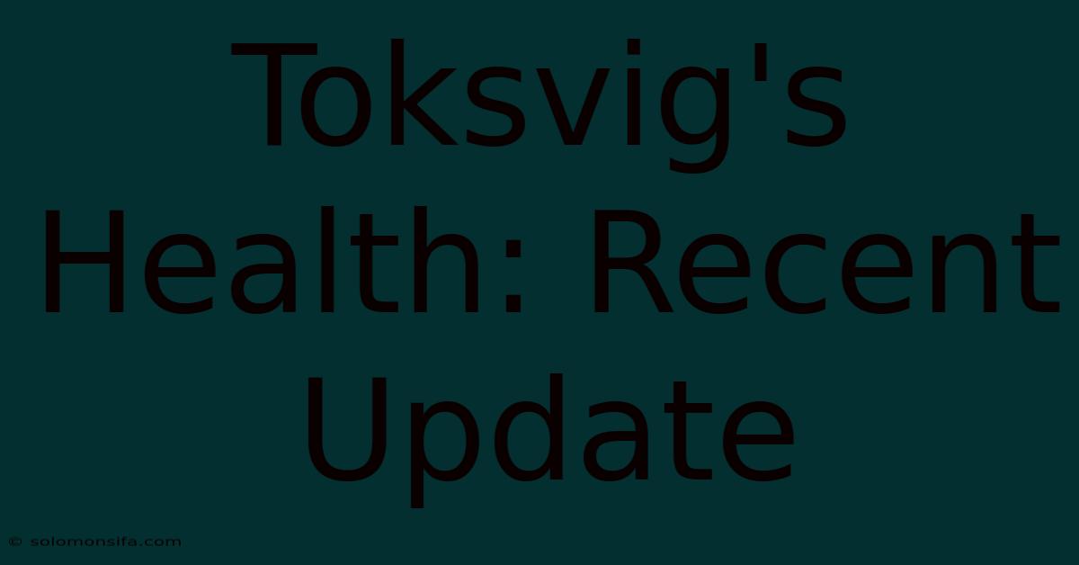 Toksvig's Health: Recent Update